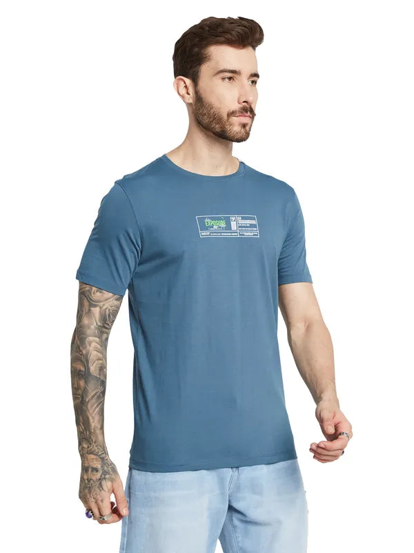 Octave Men Printed Pockets T-Shirt