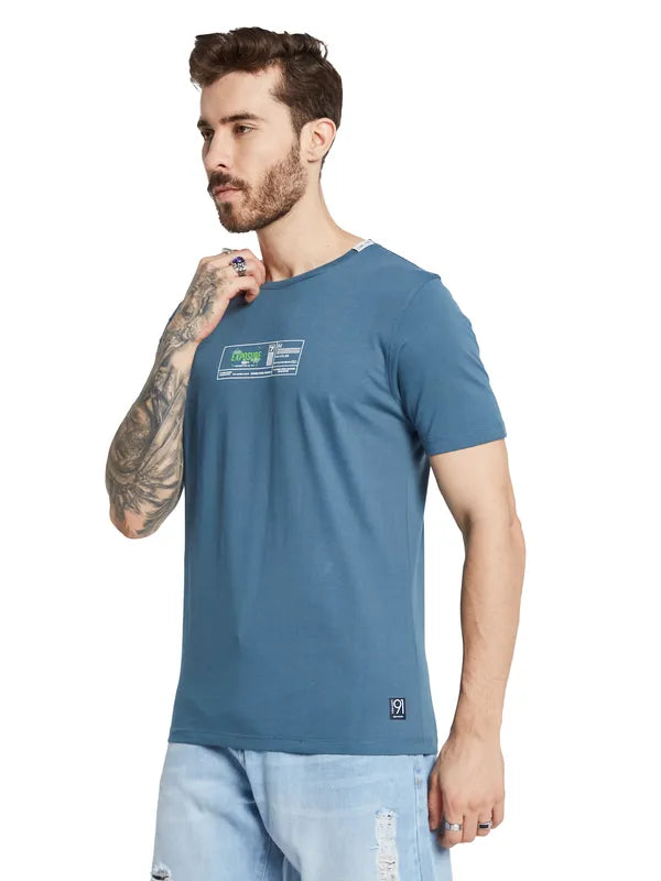 Octave Men Printed Pockets T-Shirt
