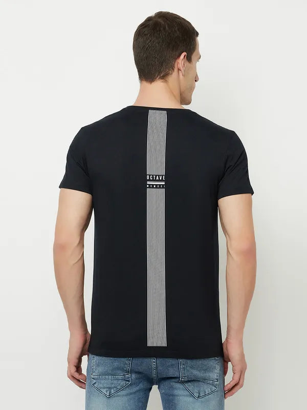 Octave Men Green Typography T-Shirt
