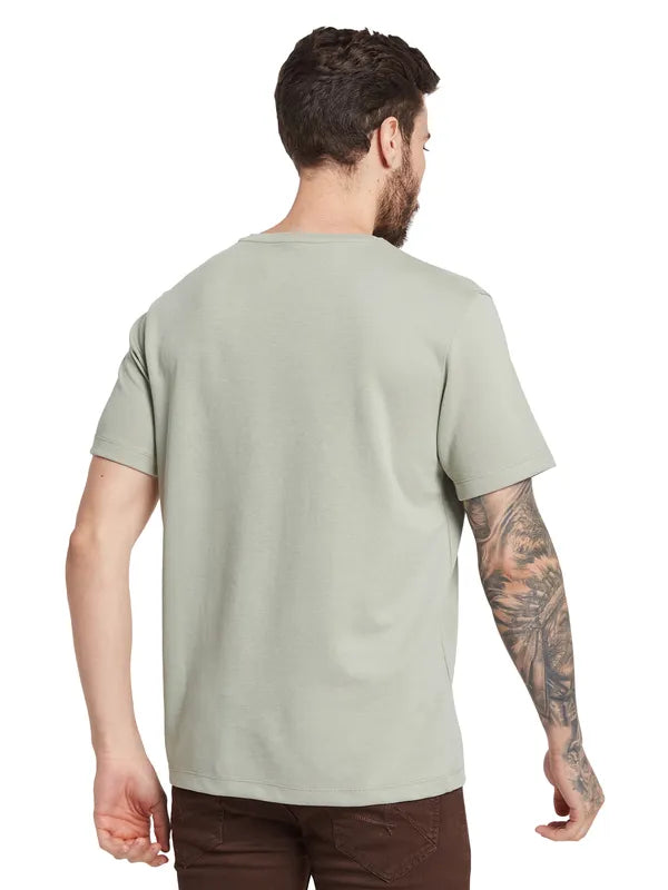 Octave Men Typography Printed Round Neck T-Shirt