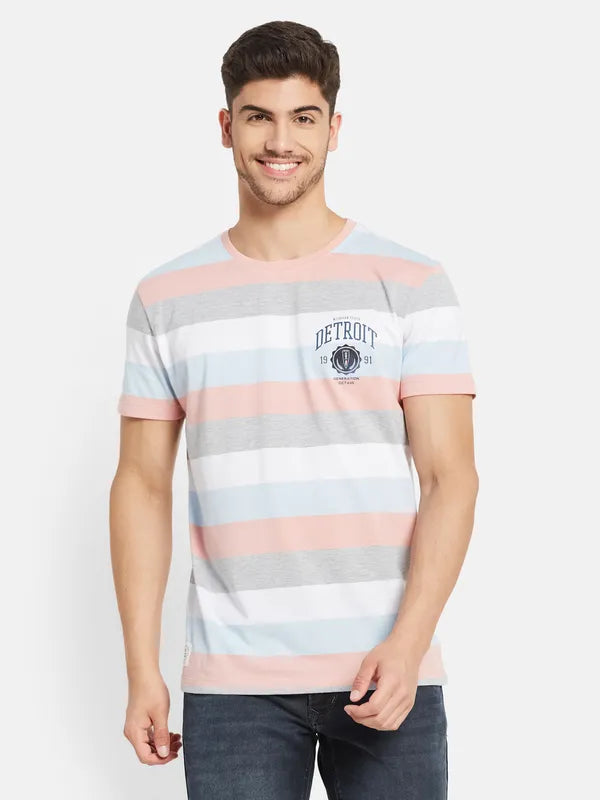 Multicolour Broad Stripes T-Shirt