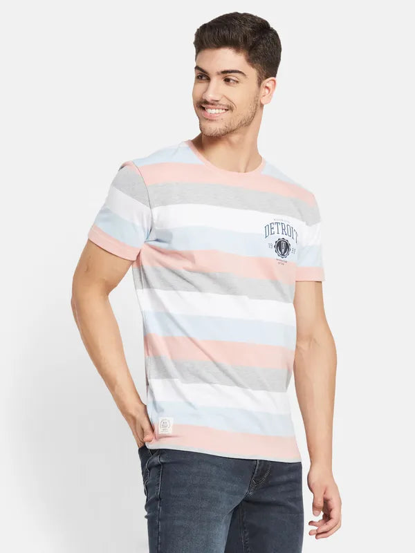 Multicolour Broad Stripes T-Shirt