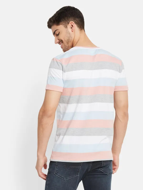 Multicolour Broad Stripes T-Shirt