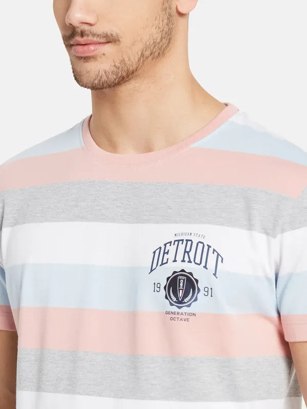 Multicolour Broad Stripes T-Shirt