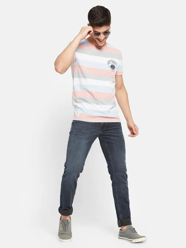 Multicolour Broad Stripes T-Shirt