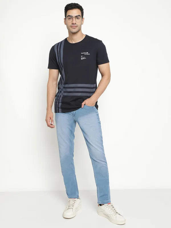 Octave Striped Cotton T-Shirt