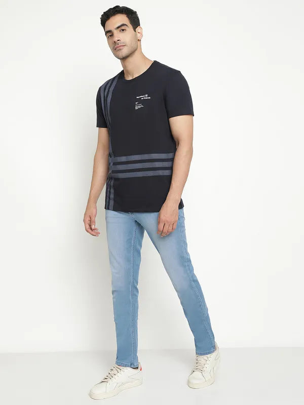 Octave Striped Cotton T-Shirt