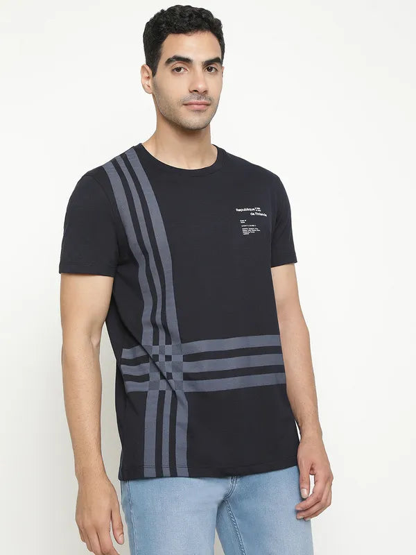 Octave Striped Cotton T-Shirt
