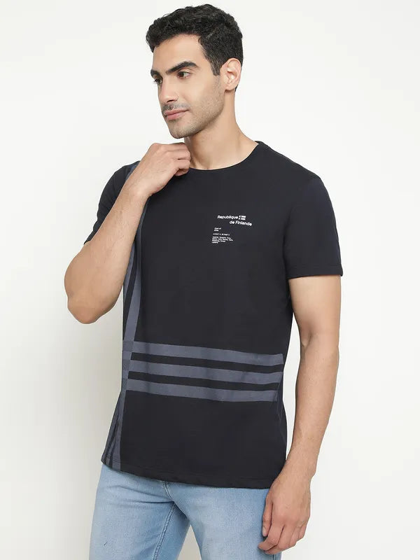 Octave Striped Cotton T-Shirt