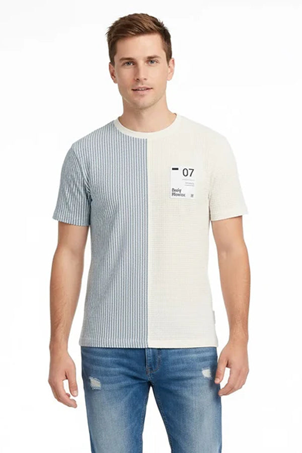 Men Colourblocked T-shirt
