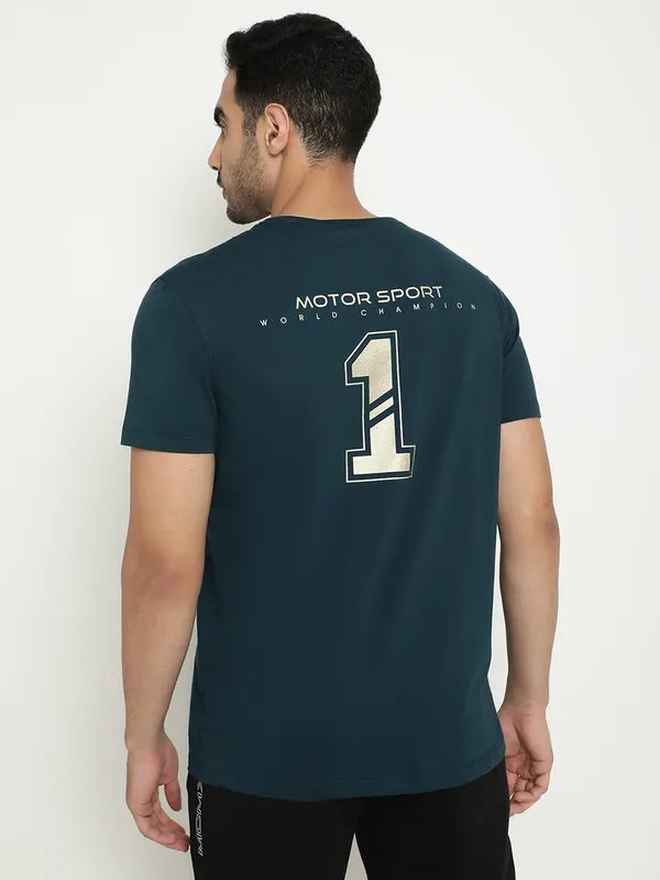 Octave Varsity Printed Cotton T-Shirt