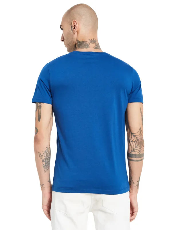 Octave Typography Printed Cotton T-Shirt