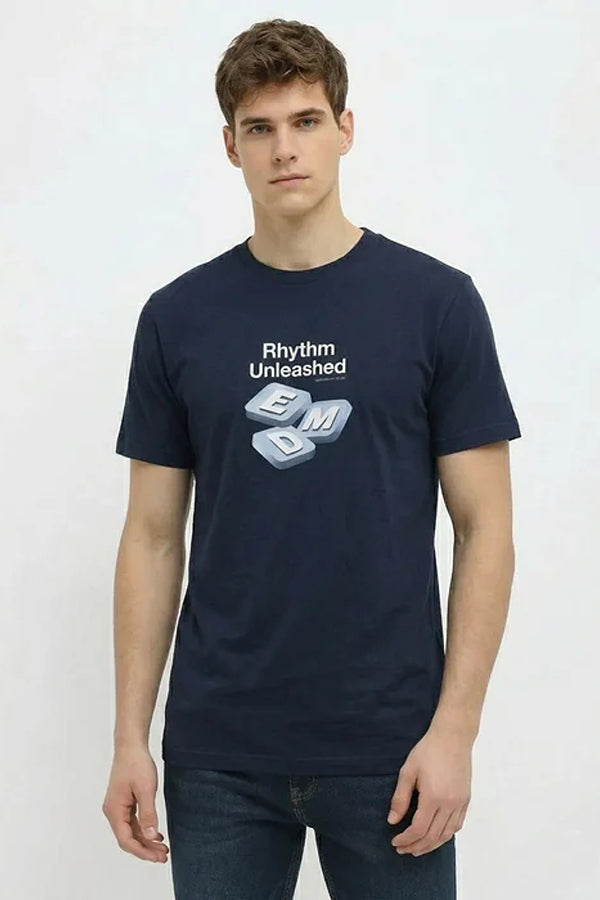 Men Typography Printed T-shirt