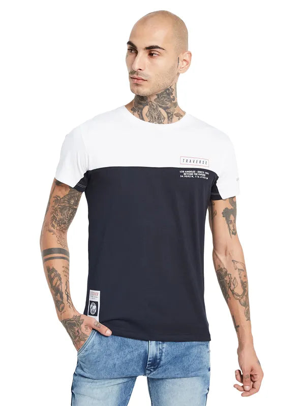 Octave Colourblocked Pockets T-Shirt