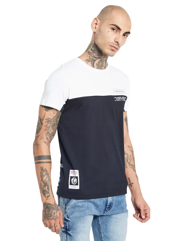 Octave Colourblocked Pockets T-Shirt