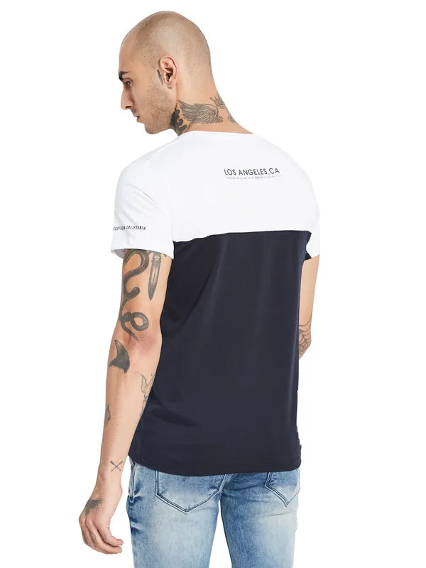 Octave Colourblocked Pockets T-Shirt