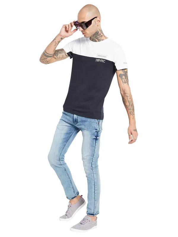 Octave Colourblocked Pockets T-Shirt