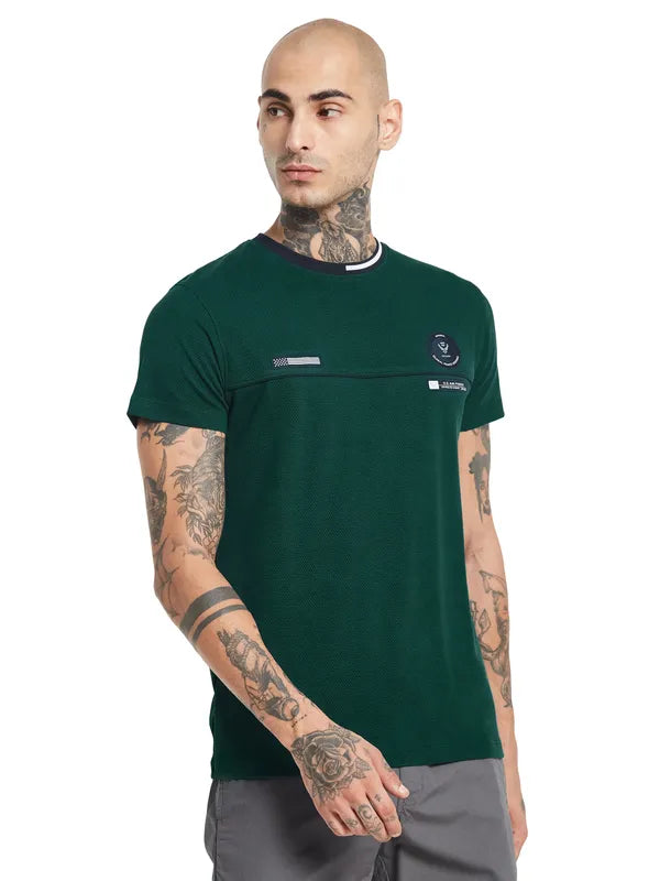 Octave Pure Cotton Round Neck T-Shirt