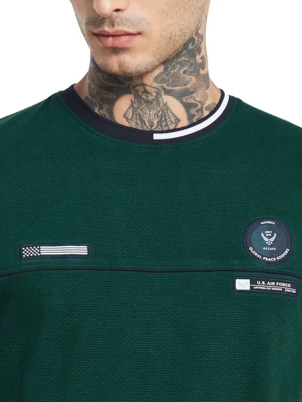 Octave Pure Cotton Round Neck T-Shirt