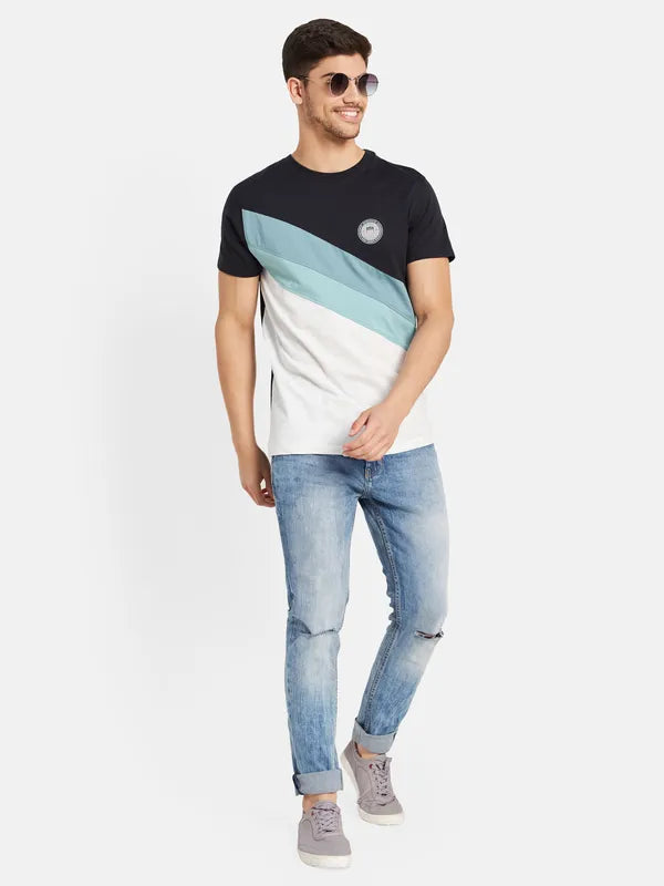 Cut And Sew Colouring T-Shirt