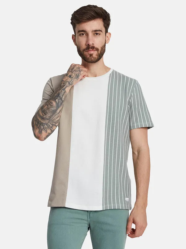 Octave Round Neck Cotton T-Shirt