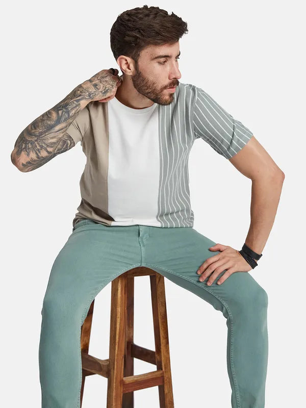 Octave Round Neck Cotton T-Shirt