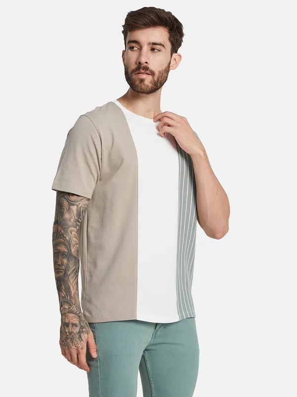 Octave Round Neck Cotton T-Shirt