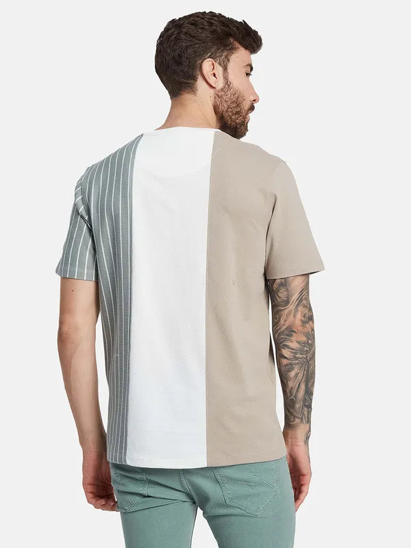 Octave Round Neck Cotton T-Shirt