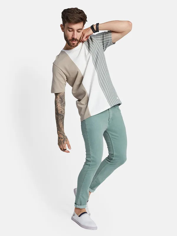 Octave Round Neck Cotton T-Shirt