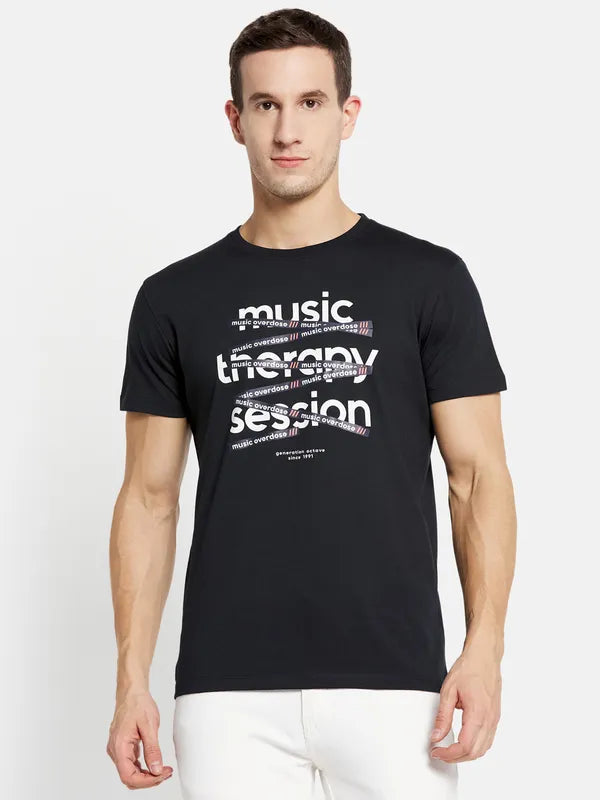 Men Navy T-Shirt