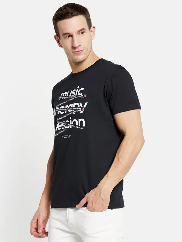 Men Navy T-Shirt