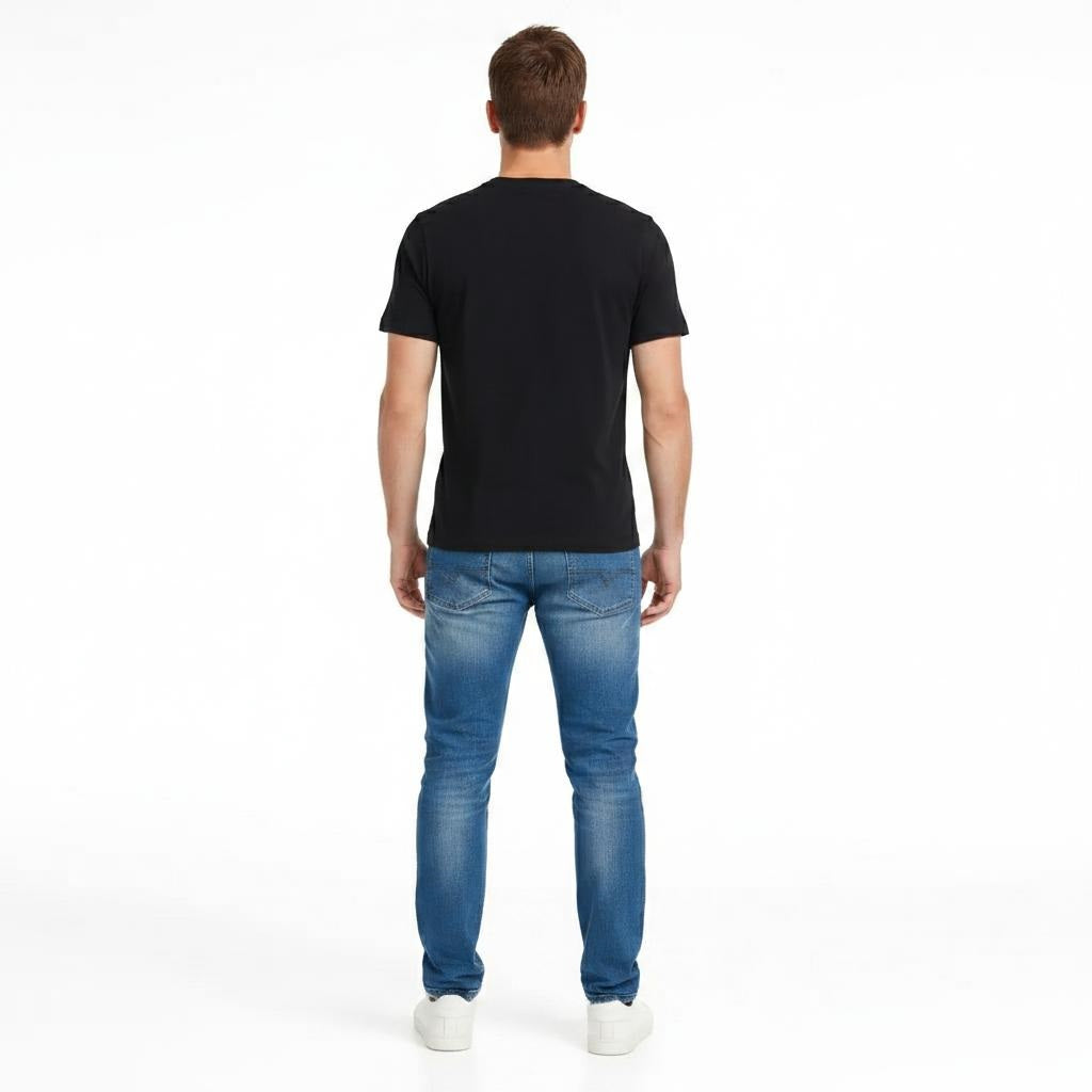 Men Solid Round Neck T-shirt