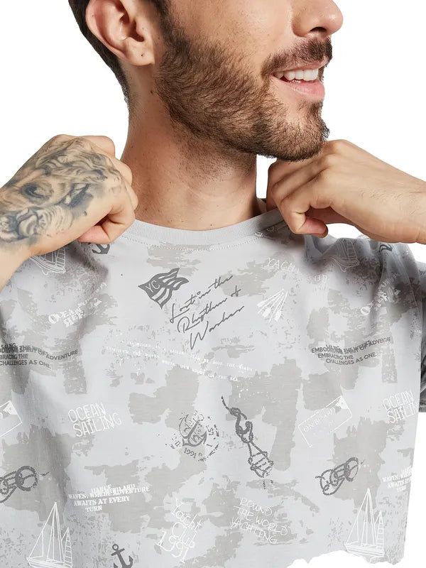 Octave Men Dyed Pockets T-Shirt