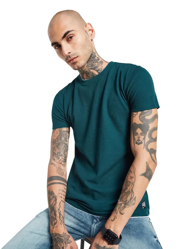 Octave Round Neck Cotton T-Shirt