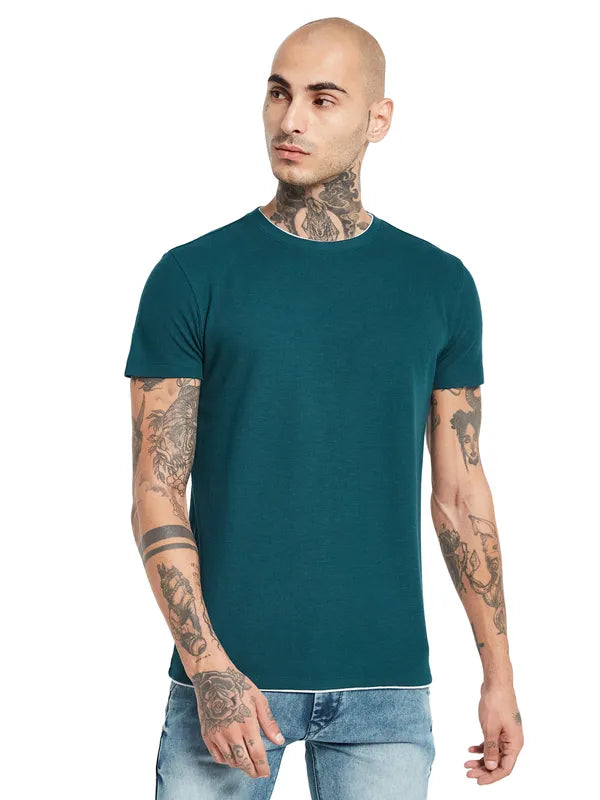 Octave Round Neck Cotton T-Shirt