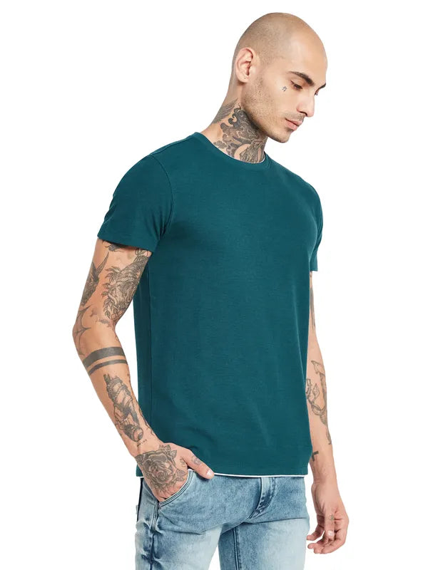 Octave Round Neck Cotton T-Shirt