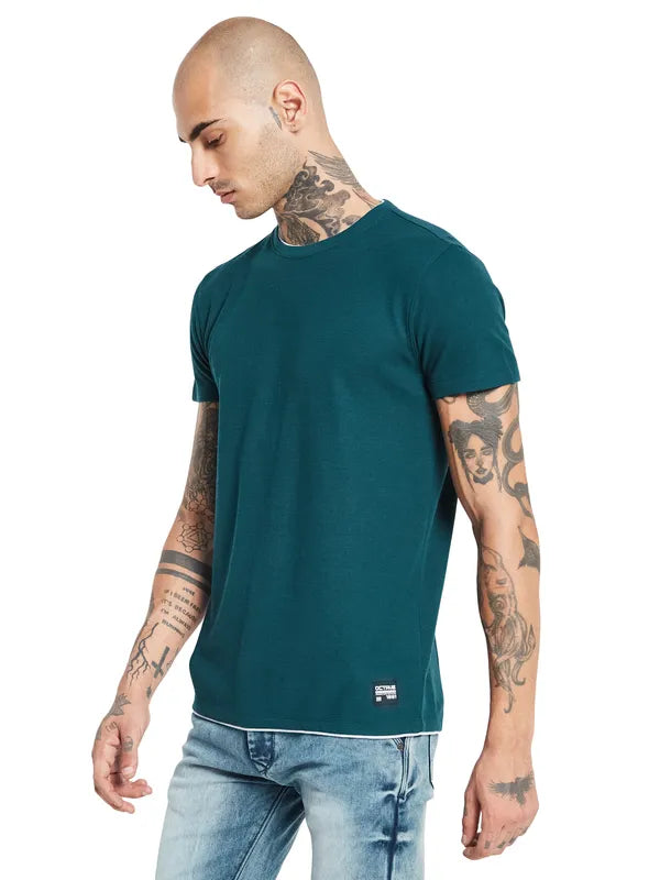 Octave Round Neck Cotton T-Shirt