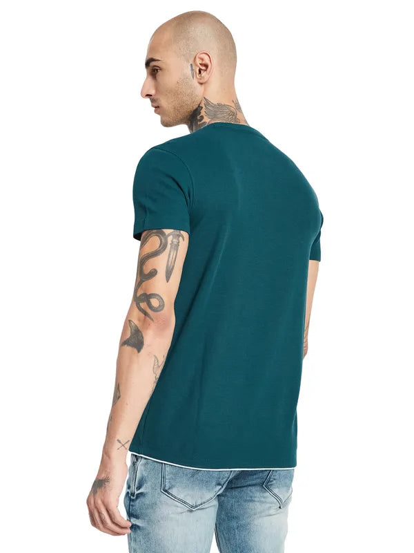 Octave Round Neck Cotton T-Shirt