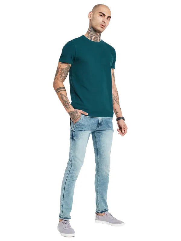 Octave Round Neck Cotton T-Shirt