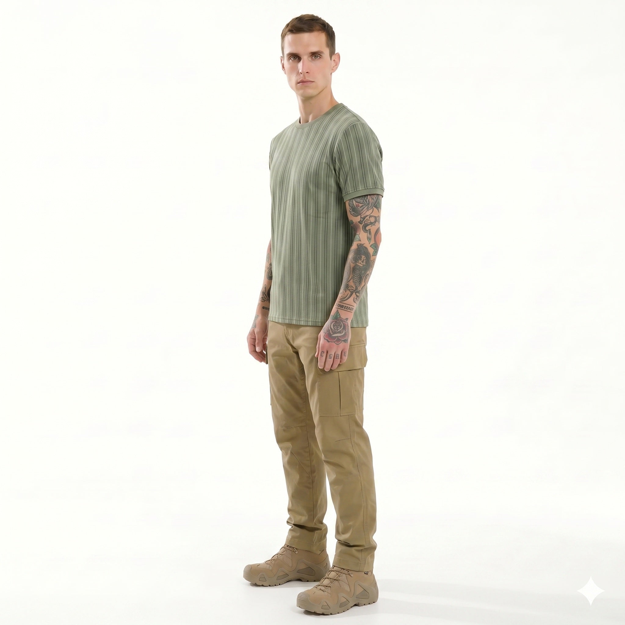 Men Striped T-shirt