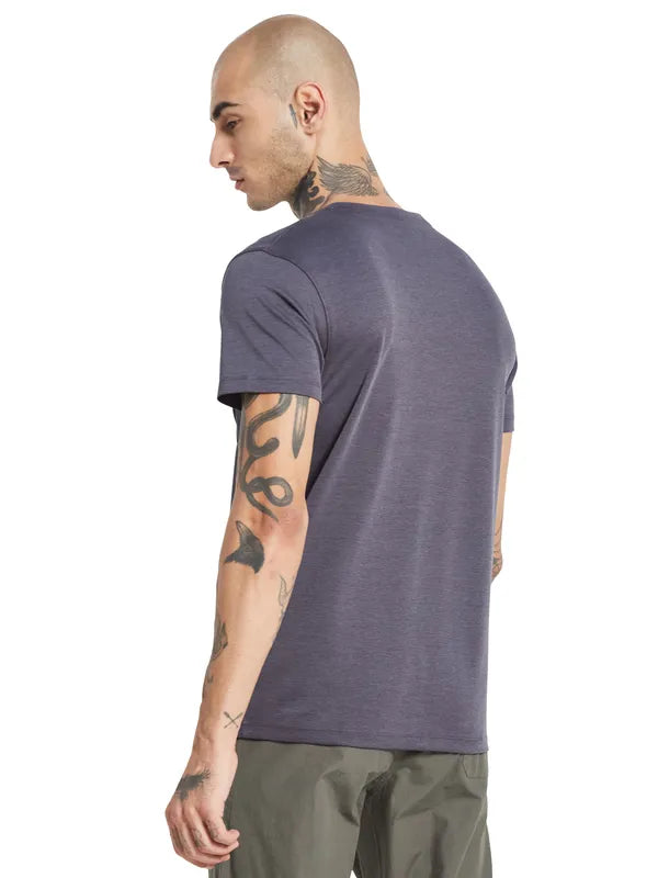 Octave Round Neck Pocket Detail Cotton T-Shirt