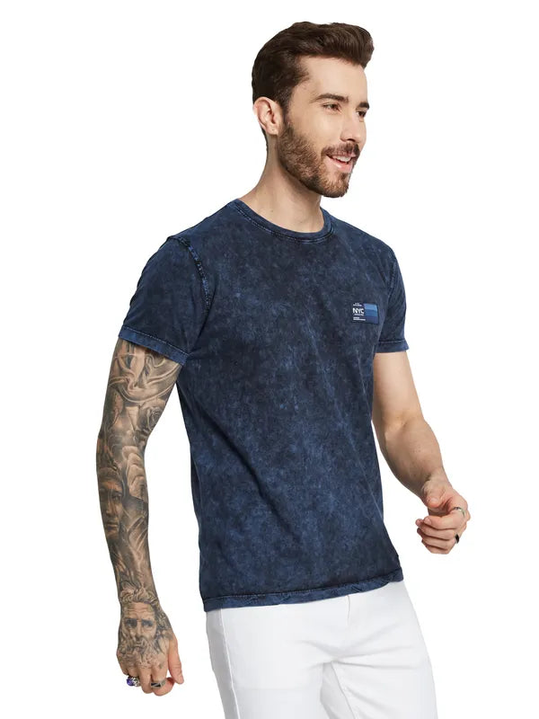 Octave Men Printed Pockets T-Shirt