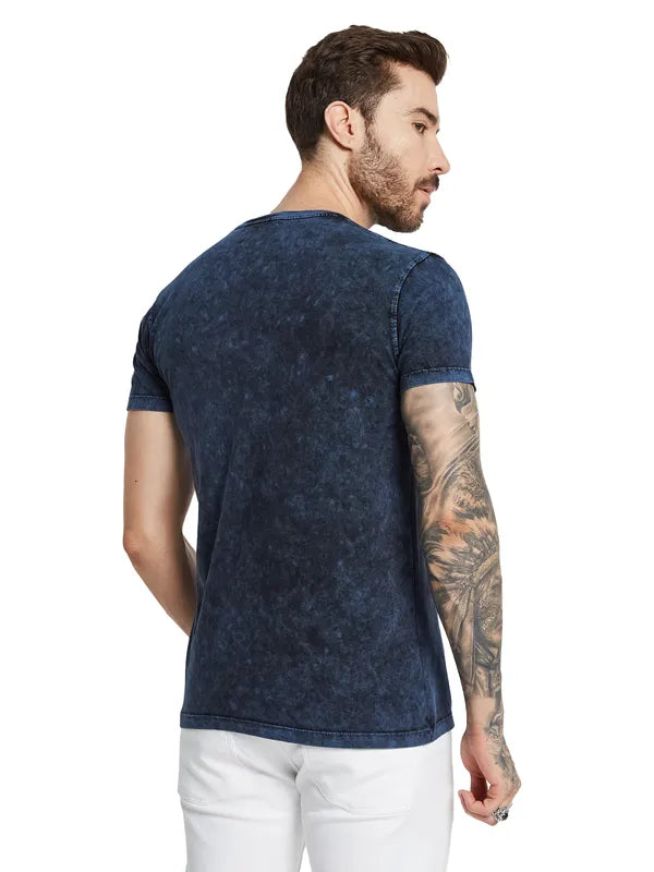Octave Men Printed Pockets T-Shirt