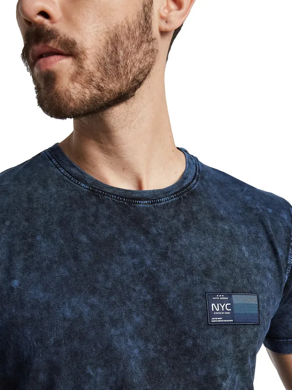 Octave Men Printed Pockets T-Shirt