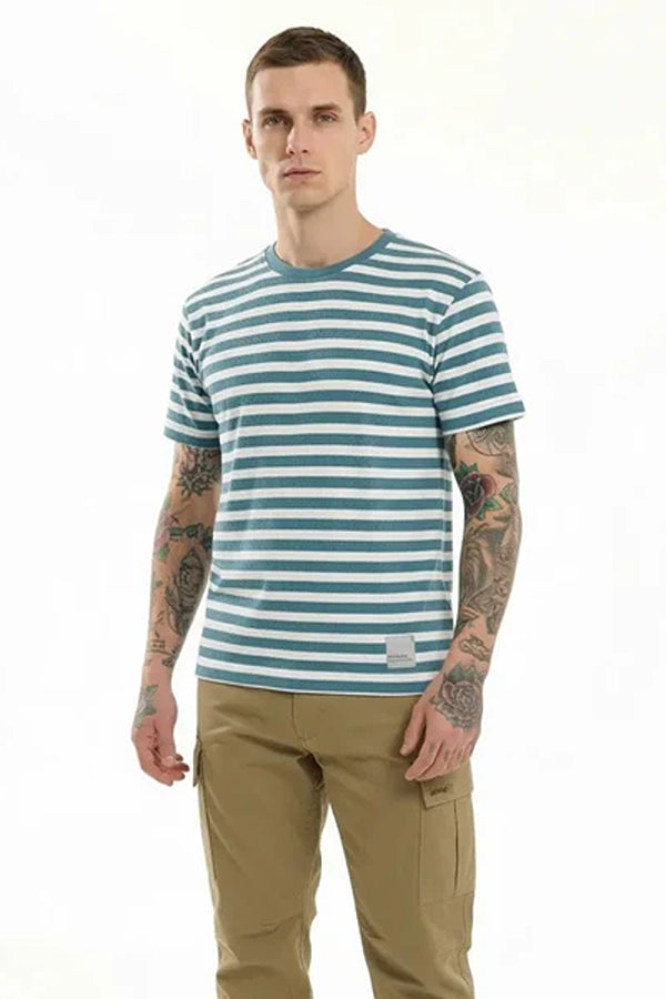Octave Men Striped T-shirt