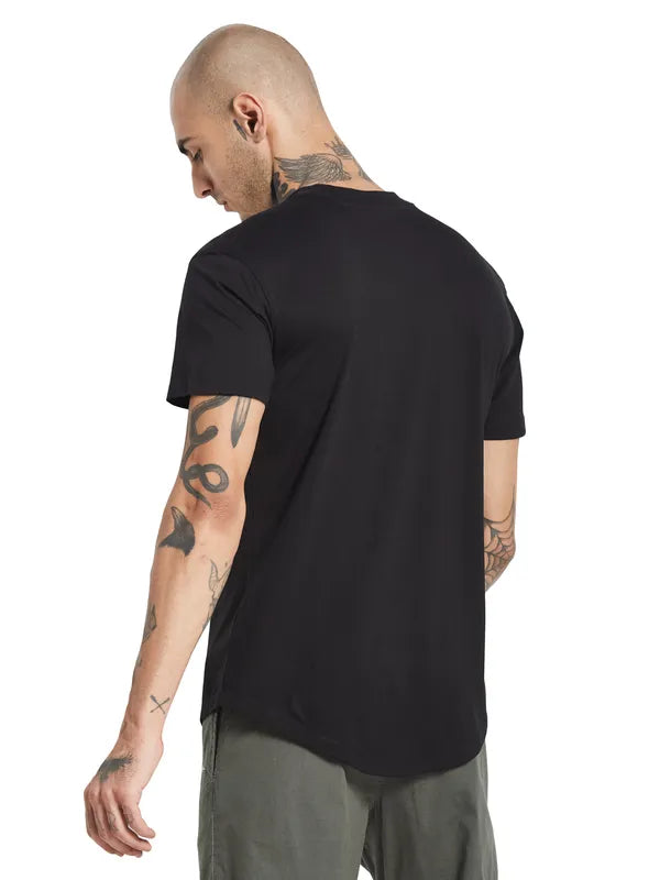 Octave Round Neck Pocket Detail Cotton T-Shirt