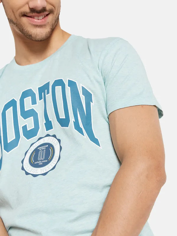 Tyographic Print T-Shirt