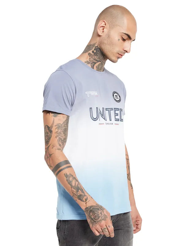 Octave Typographic Printed Cotton T-Shirt