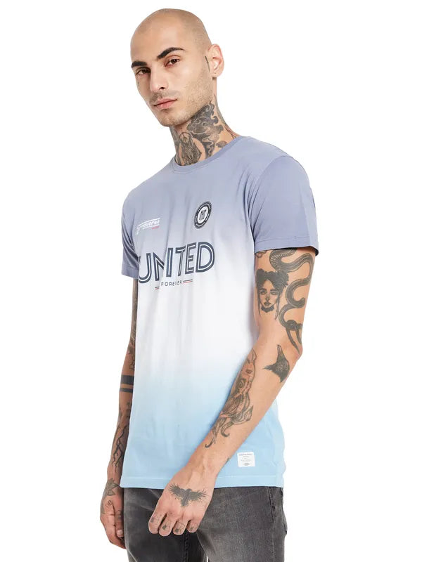 Octave Typographic Printed Cotton T-Shirt