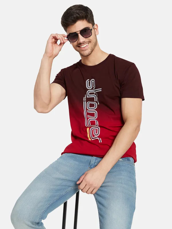 Ombre Printed T-Shirt